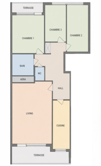 Josaphat/Voltaire: Appartement rénové 113m² PEB B 3 chambres