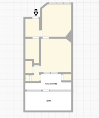 Quartier La Chasse: Appartement RDC avec jardin et cour