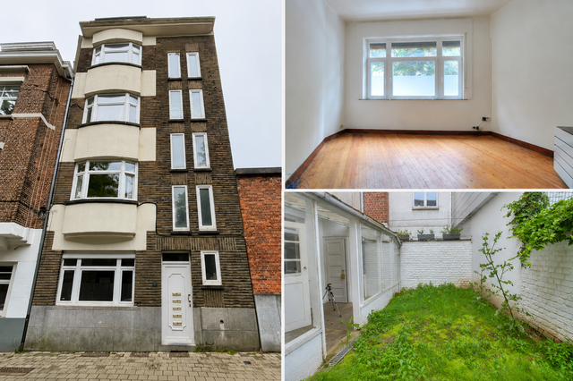 Quartier La Chasse: Appartement RDC avec jardin et cour