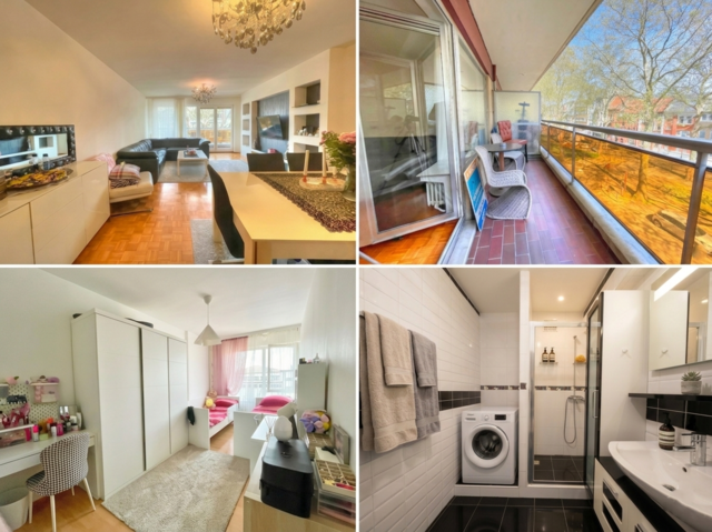 Josaphat/Voltaire : appt 111m² PEB C - 3 chambres 2 terrasse